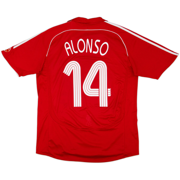 2006-08 Liverpool Home Shirt Alonso #14 - 5/10 - (L)
