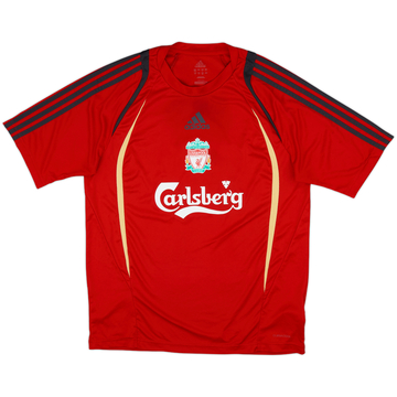 2009-10 Liverpool adidas Training Shirt - 8/10 - (L)