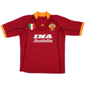 2001-02 Roma Home Shirt #18 - 5/10 - (L)