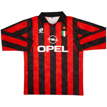 1994-95 AC Milan Home L/S Shirt #4 - 6/10 - (L)