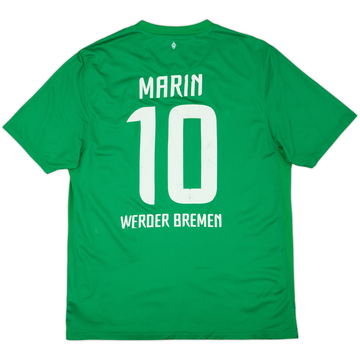 2011-12 Werder Bremen Home Shirt Marin #10 - 6/10 - (L)