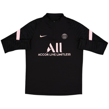 2021-22 Paris Saint-Germain Nike 1/4 Zip Drill Top - 7/10 - (L)