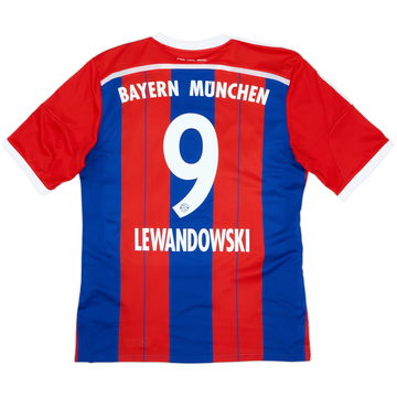 2014-15 Bayern Munich Home Shirt Lewandowski #9 - 6/10 - (L)