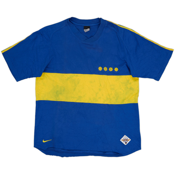2005-06 Boca Juniors Nike Cotton Tee #10 - 4/10 - (XL)