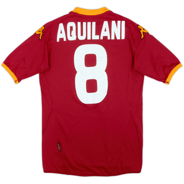 2008-09 Roma Home Shirt Aquilani #8 - 6/10 - (S)