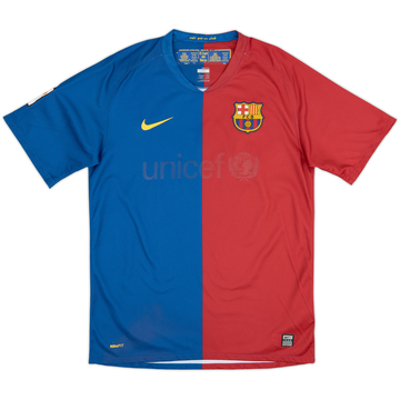 2008-09 Barcelona Home Shirt - 4/10 - (M)