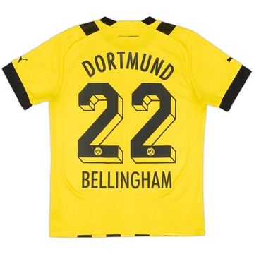 2022-23 Borussia Dortmund Home Shirt Bellingham #22 - 8/10 - (M)