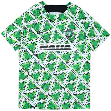 2022-23 Nigeria Nike Pre-Match Training Shirt - 8/10 - (M)