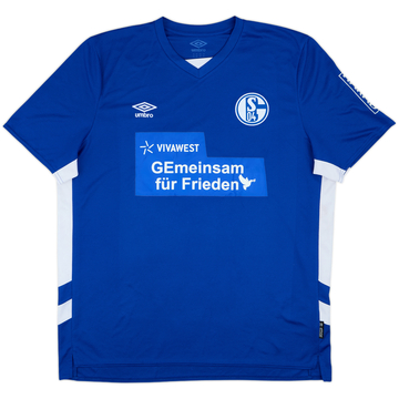 2021-22 Schalke Home Shirt - 9/10 - (XXL)