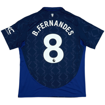 2024-25 Manchester United Away Shirt B.Fernandes #8 - 10/10 - (XL)