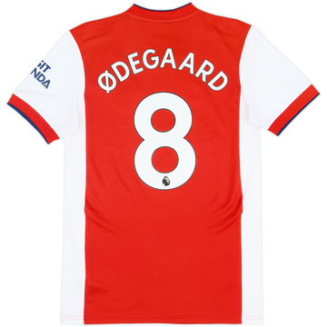 2021-22 Arsenal Home Shirt Odegaard #8 - 8/10 - (S)