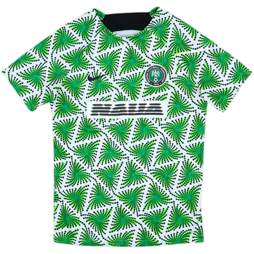2022-24 Nigeria Nike Pre-Match Training Shirt - 9/10 - (S)