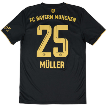 2021-22 Bayern Munich Away Shirt Muller #25 - 8/10 - (S)