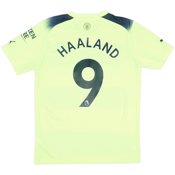 2022-23 Manchester City Third Shirt Haaland #9 - 8/10 - (M)