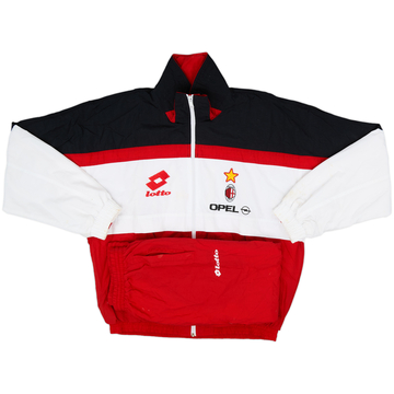 1994-95 AC Milan Lotto Full Tracksuit - 6/10 - (M)