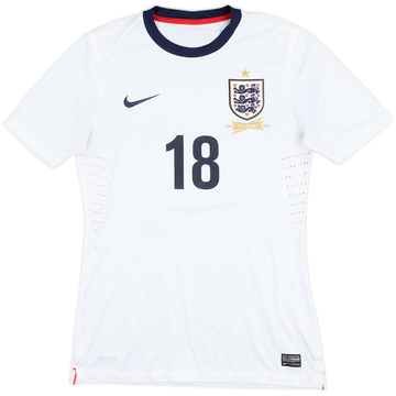 2013 England Match Issue Home Shirt #18
