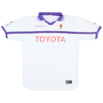 2000-01 Fiorentina Match Issue Away Shirt #14