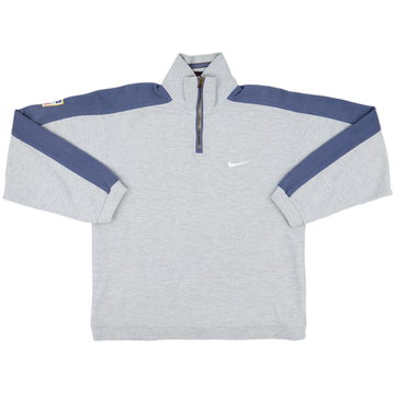 1996-97 Italy Nike 1/4 Zip Sweat Top - 9/10 - (S)