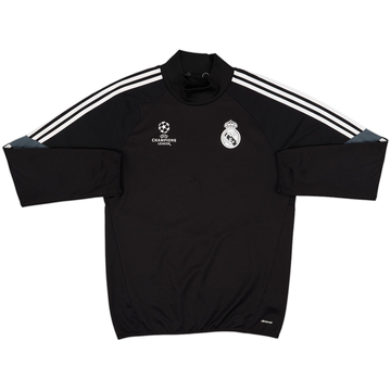 2014-15 Real Madrid CL adidas 1/4 Zip Drill Top - 8/10 - (L)
