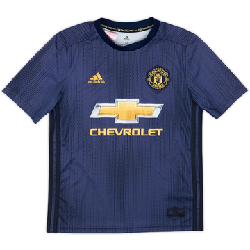 2018-19 Manchester United Third Shirt - 9/10 - (M.Boys)