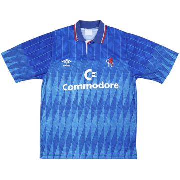 1989-91 Chelsea Home Shirt - 9/10 - (M)