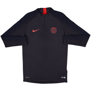 2019-20 Paris Saint-Germain Nike Vaporknit 1/4 Zip Drill Top - 8/10 - (S)