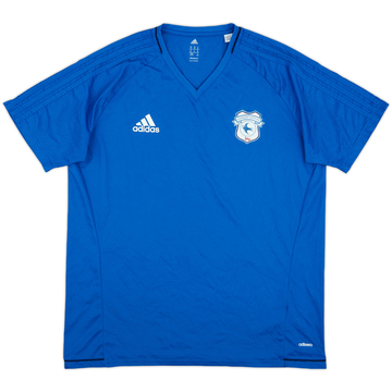 2018-19 Cardiff City adidas Training Shirt - 10/10 - (XL)