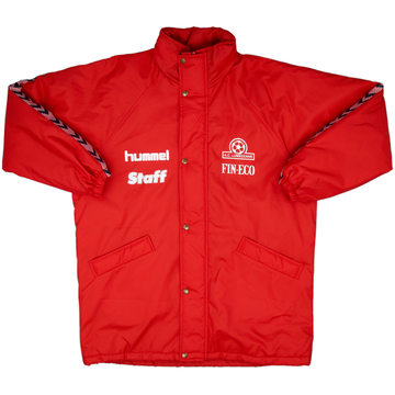 1997-98 Lumezzane Staff Issue Hummel Padded Bench Coat - 7/10 - (L)