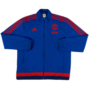 2015-16 Manchester United adidas Track Jacket - 8/10 - (L)