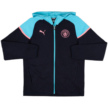 2023-24 Manchester City Puma Hooded Track Jacket - 8/10 - (M)