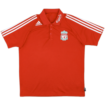 2008-09 Liverpool adidas Polo Shirt - 8/10 - (L)