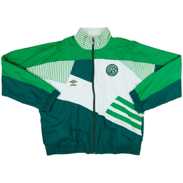 1991-92 Celtic Umbro Track Jacket - 8/10 - (M)