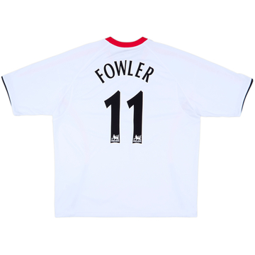 2005-06 Liverpool Away Shirt Fowler #11 - 8/10 - (XXL)