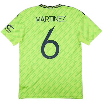 2022-23 Manchester United Third Shirt Martinez #6 - 8/10 - (M)