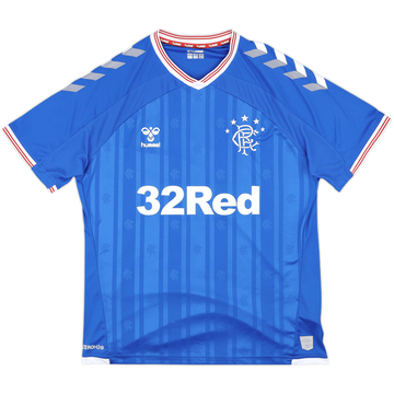 2019-20 Rangers Home Shirt - 7/10 - (XL)