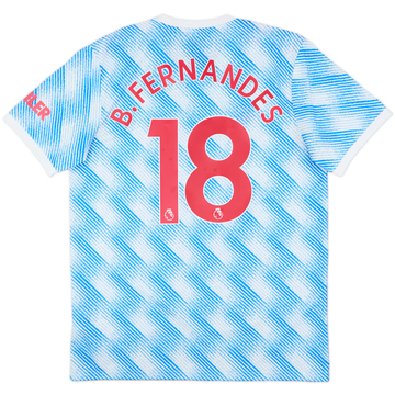 2021-22 Manchester United Away Shirt B.Fernandes #18VS