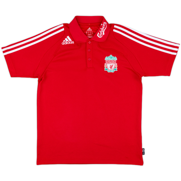 2008-09 Liverpool adidas Polo Shirt - 9/10 - (M)