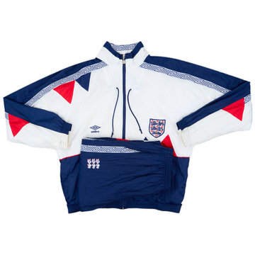 1990-92 England Umbro Tracksuit - 8/10 - (M)
