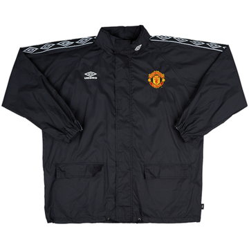 1999-00 Manchester United Umbro Hooded Rain Jacket - 8/10 - (L)