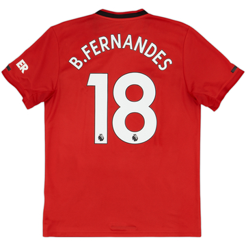 2019-20 Manchester United Home Shirt B.Fernandes #18 - 5/10 - (M)