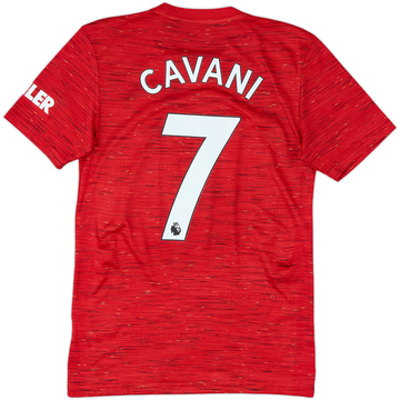 2020-21 Manchester United Home Shirt Cavani #7 - 9/10 - (XS)