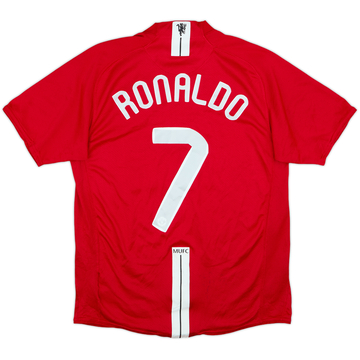 2007-09 Manchester United Home Shirt Ronaldo #7 - 6/10 - (M)