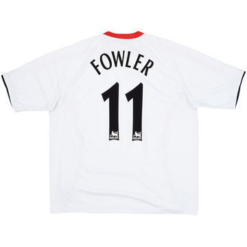 2005-06 Liverpool Away Shirt Fowler #11 - 8/10 - (XL)