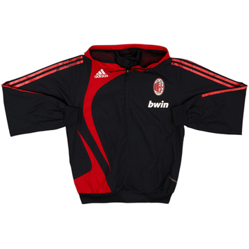 2007-08 AC Milan adidas Hooded Track Jacket - 5/10 - (S)