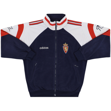 1997-98 Real Zaragoza adidas Track Jacket - 8/10 - (S)