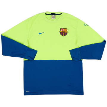 2009-10 Barcelona Nike Sweat Top - 8/10 - (M)