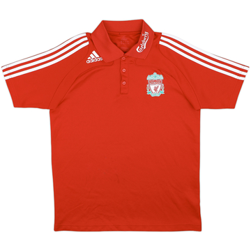 2008-09 Liverpool adidas Polo Shirt - 7/10 - (S)