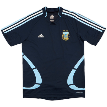 2008-09 Argentina Player Issue adidas Training Shirt - 8/10 - (M)