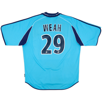 2000-01 Olympique Marseille Away Shirt Weah #29 - 7/10 - (L)