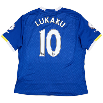 2016-17 Everton Home Shirt Lukaku #10 - 8/10 - (XL)